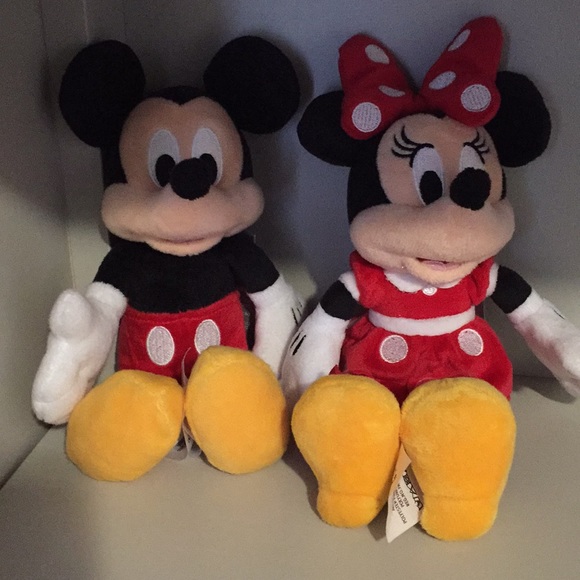 mickey minnie plush